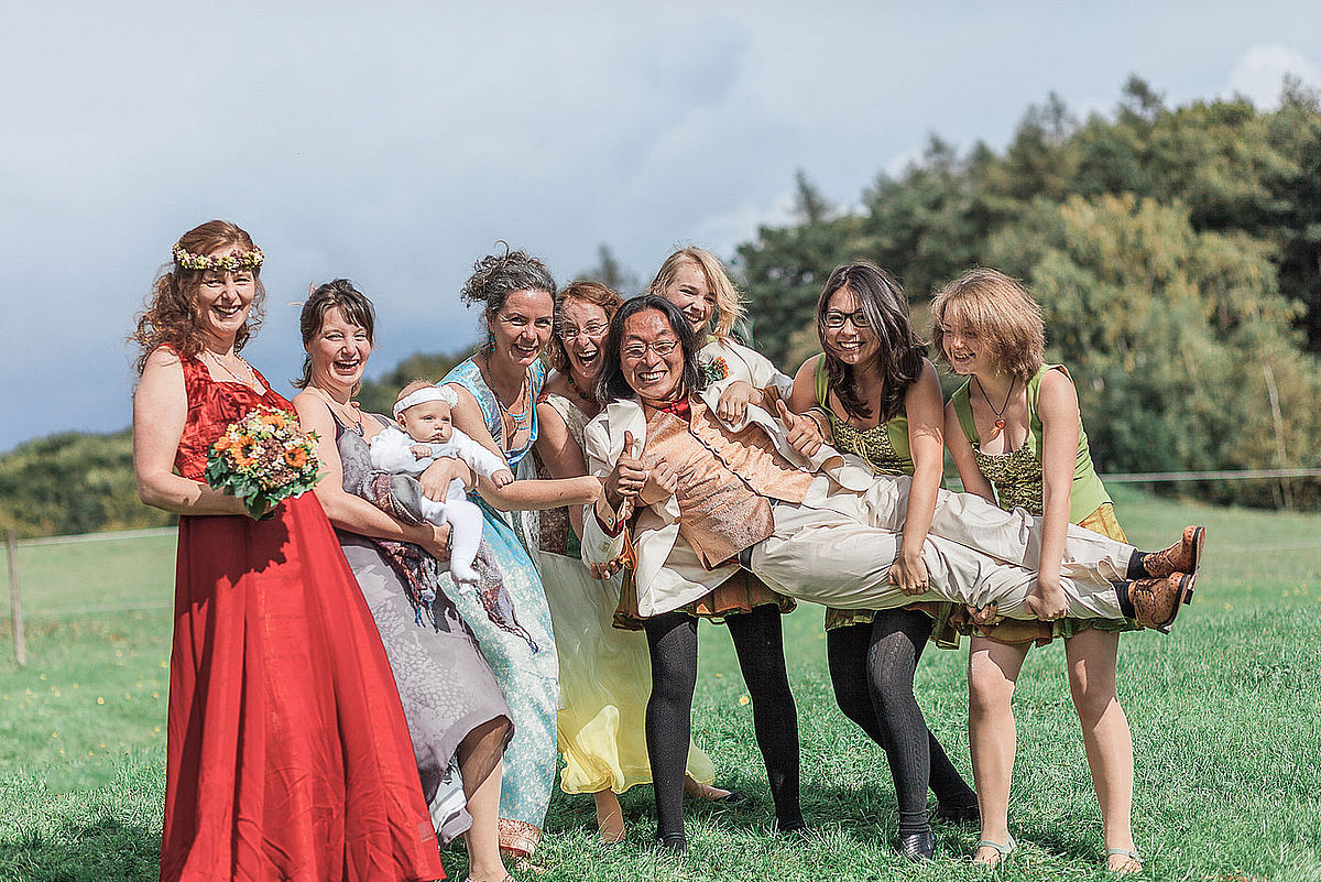 Hochzeit im Grünen