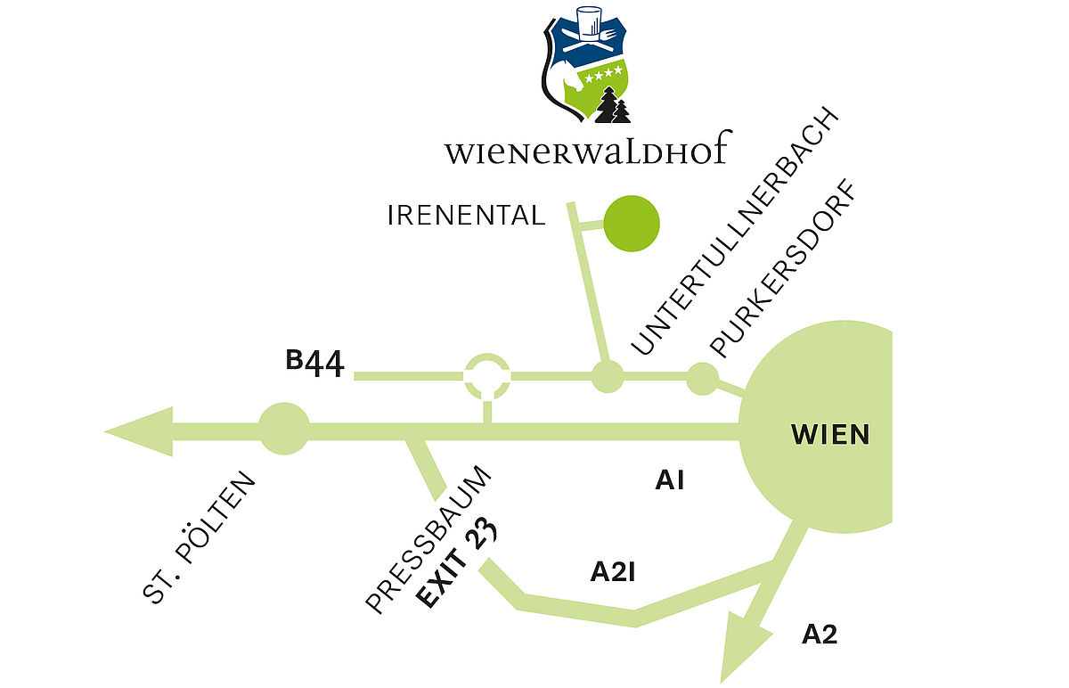 Anreise zum Wienerwaldhof